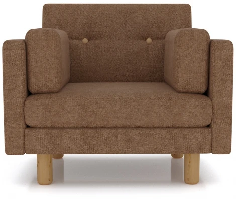 Кресло Arsko Ингвар коричневый велюр