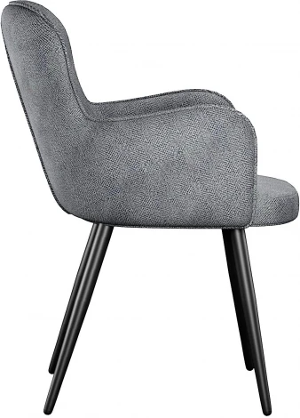 Стул DikLine 503 поворотный SB6 св.сер, ножки черные арт.00-00076327