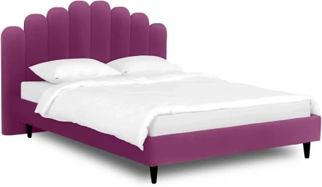 Кровать Queen II Sharlotta L 1600 ОГОГО (арт.577084), (Ткань/Розовый)