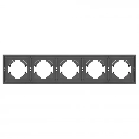 Рамка пластиковая FRM-TENDO-SFPL-5-GR (Arlight, Матовый графитовый) 054659