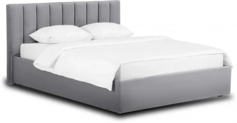 Кровать Queen Sofia 1600 Lux ОГОГО (арт.671735), (Ткань/Серый)
