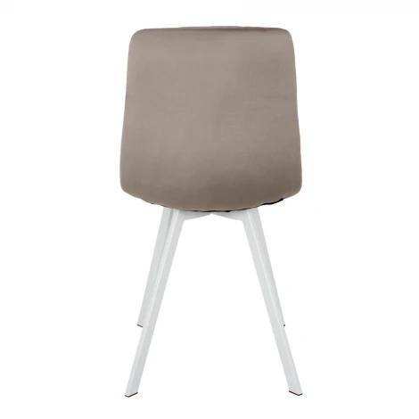 Стул Easy серый с ножками под дерево