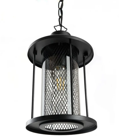 Уличный подвесной светильник Feron Бордо 48389 PL725 60W E27 черный