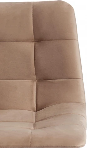 Стул барный CHILLY (mod.7095б) (Ткань,Металл /Бежевый,Черный)