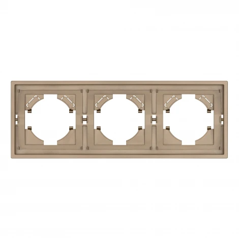 Рамка пластиковая FRM-TENDO-PL-3-GD (Arlight, Песочный) 053846