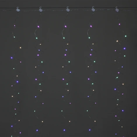 Гирлянда светодиодная занавес Роса 3х3м 300LED с контроллером и пультом Sneha A-972 MIX c