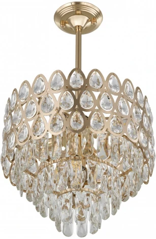 Потолочная люстра хрустальная на штанге Arte Milano Sorrento-2019 372019/6/300/390 GD (220V)