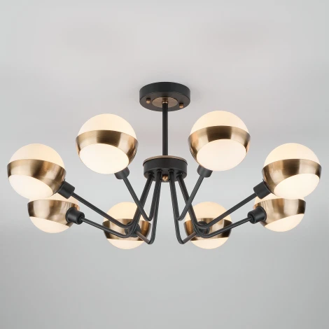 Потолочная люстра Eurosvet Jasper 70093/8 черный