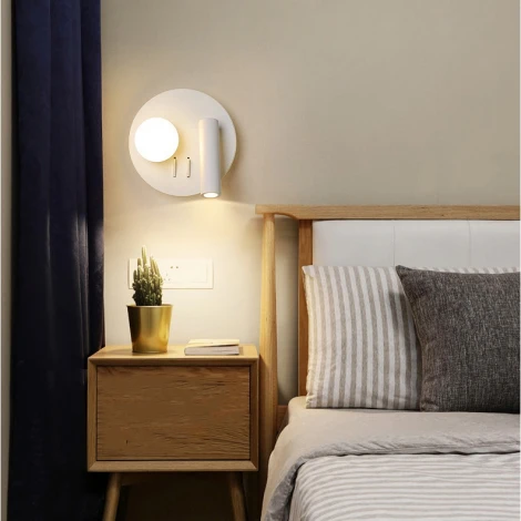 Настенный светильник LED с выключателем SNOTRA WALL A Right 3000К ImperiumLoft Snotra-Wall01 (224139-23)