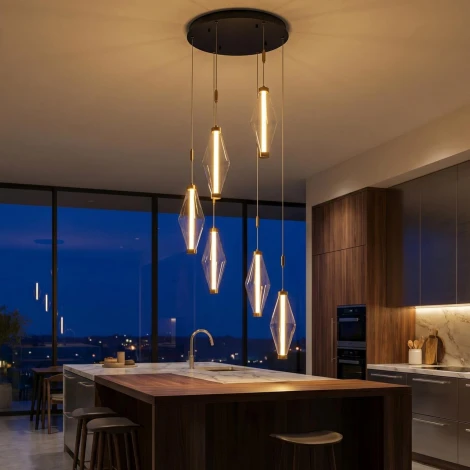 Подвесная люстра каскадная Citilux Tanna CL253030