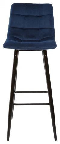 Барный стул LECCO UF910-18 NAVY BLUE, велюр 4 шт./2 кор.