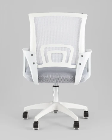 Кресло офисное TopChairs Simple SN серый пластик белый TopChairs УТ000042081