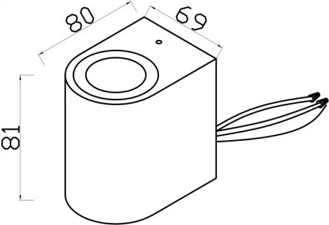 Архитектурная подсветка Maytoni Slat O044WL-01B (220V, IP54)