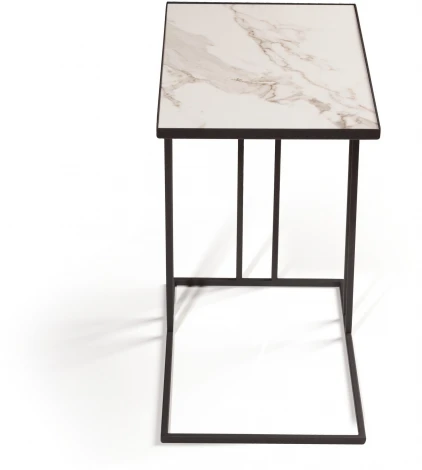 Журнальный столик Stone 026-1, керамика белая Top Concept A026.2 A01