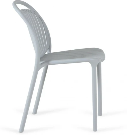 Стул уличный Scoop ОГОГО Обстановочка! (Пластик/Светло-серый) арт.926843