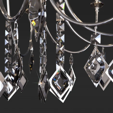 Подвесная люстра Eurosvet Telao 10120/12 хром