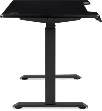 Компьютерный стол Маркос с механизмом подъема 120 (Маркос с механизмом подъема 120х75х75 черный /шагрень черная) Notta арт.578483
