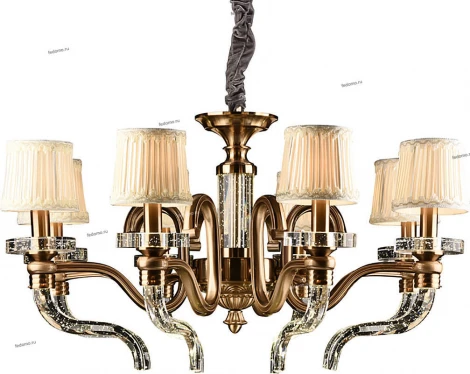 Подвесная люстра IDLamp Ines 403/8-LEDOldbronze