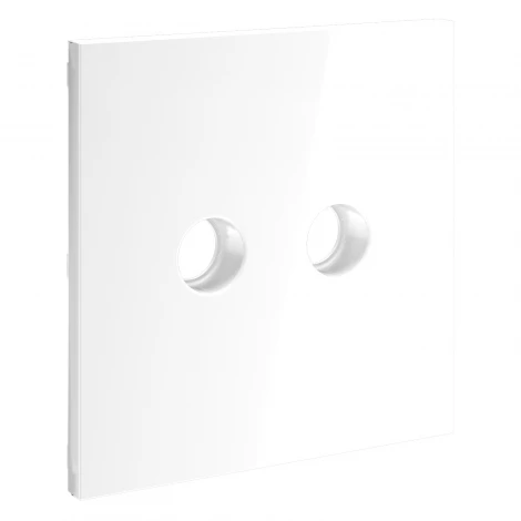 Накладка для розетки телевизионной оконечной TV+SAT Voltum S70 VLS001601 (белый глянцевый)