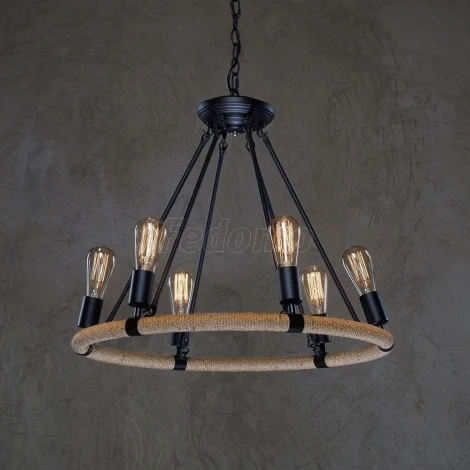 Подвесная люстра Loft It Rope Filament LOFT1861/6 кольцо