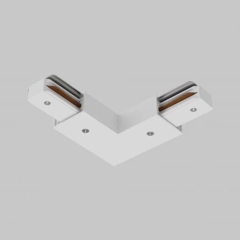 Угловой коннектор питания с вводом питания Unity (однофазный) белый Maytoni Accessories for tracks Unity TRA001CLB-11W (220V)