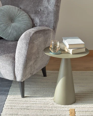 Журнальный стол La Forma (ex Julia Grup) Shirel (Зеленый/ Металл,Железо)