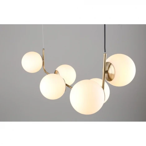 Подвесной светильник Omnilux Avetrana OML-66603-06 (220V, на тросе, шарики)