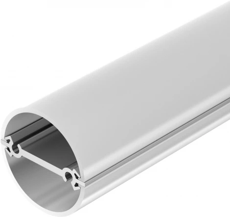 Профиль ROUND-D30-DUAL-2000 ANOD (Алюминий) 029114 Arlight