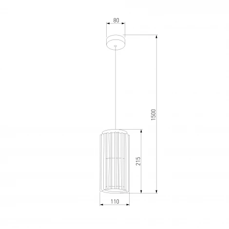 Подвесной светильник уличный светодиодный Elektrostandard Entero 35189/H 3000K черный