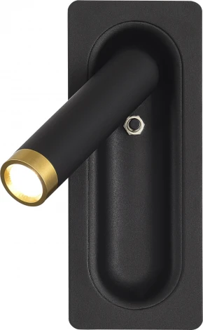 Спот ST Luce SL6238 SL6238.401.01 черный/черный,латунь LED 1*3W 4000K (220V)