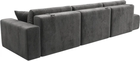 Диван прямой Лига-036 НПБ Модерн Лонг подлокотник справа Лига Диванов (Велюр) арт.127697