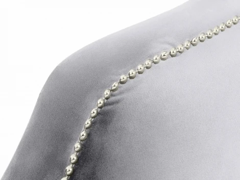 Кровать Queen II Victoria L 1600 ОГОГО (арт.663241), (Ткань/Серый)