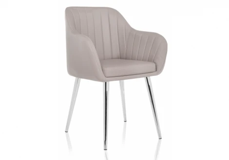 Обеденный стул на металлокаркасе Woodville Mody светло-серый 11158