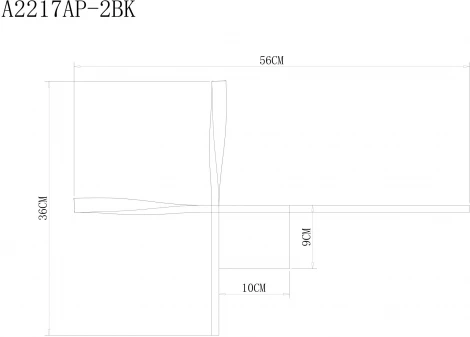 Настенный светильник Arte Lamp Acrux A2217AP-2BK (LED, 220V)
