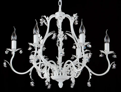 Подвесная люстра Crystal Lux CRISTINA SP6 WHITE