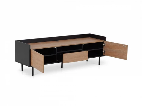 Тумба под ТВ Look ОГОГО 797734 (робиния брэнсон, черный)