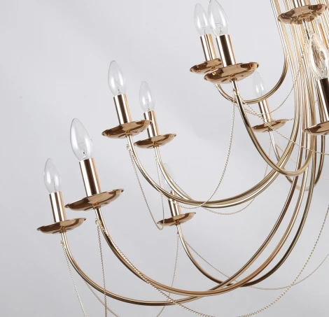 Подвесная люстра F-Promo Plini 2591-20P (220V, на цепи, свеча)