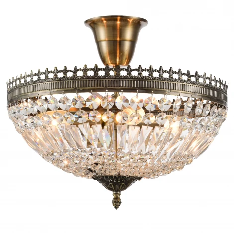 Потолочная люстра Natali Kovaltseva Rococo 81406/4C ANTIQUE