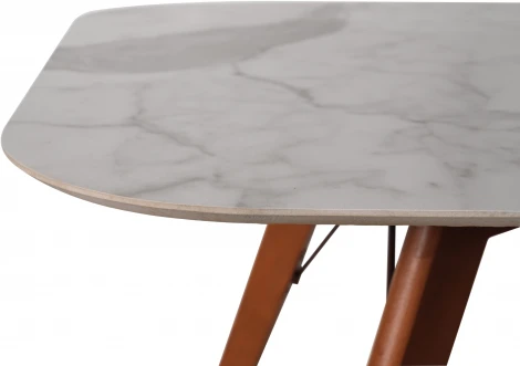 Стол обеденный обеденный JET CERAMIC прямоугольный 120*80 (Дерево бук, Темный орех )