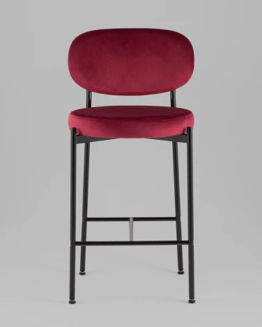 Стул полубарный Бриф VD велюр винный Stool Group УТ000042505