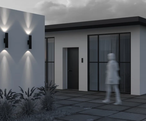 Уличный настенный светильник Outdoor O514WL-L30B3K1