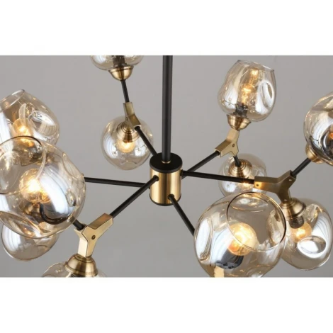 Потолочная люстра на штанге Omnilux 934 OML-93407-12 (220V, шарики)