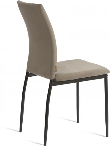 Стул CAPRI (mod. BC565-DC) / 2 шт. в упаковке Tetchair (Металл,Флок/Серый) арт.24375