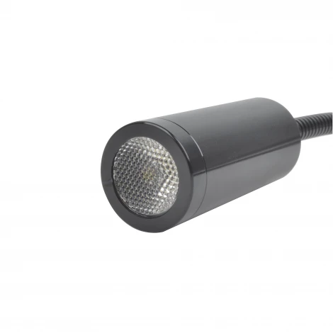 Спот Uniel ULT-F21-3W/4000K IP20 BLACK (LED, 220V, выключатель, для чтения)