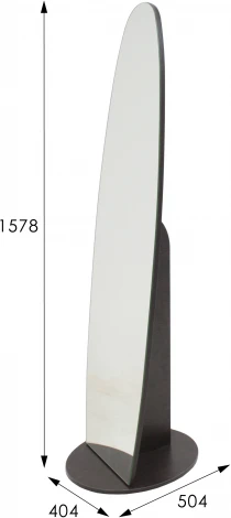 Зеркало напольное Стелла 1 венге 157,8 см х 40,4 см от фабрики Mebelik