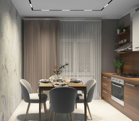 Трековый светильник Denkirs Smart DK8003-BK (LED, 220V, пульт управления)