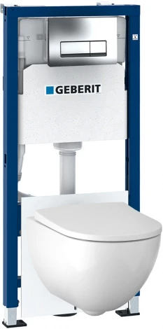 Комплект Geberit Acanto унитаз + инсталляция + крышка-сиденье