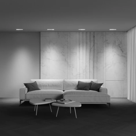 Встраиваемый линейный светильник светодиодный Maytoni Points DL065-20W3-6K-W (220V)