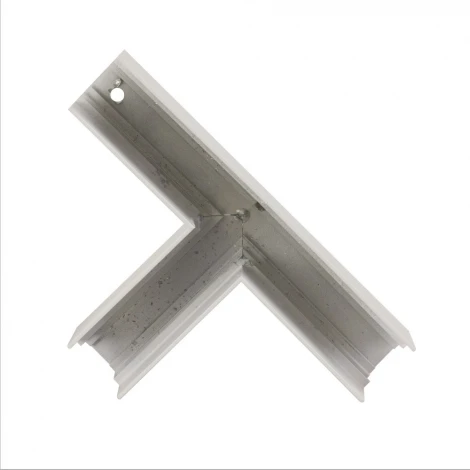 Коннектор Т-образный для накладного магнитного шинопровода AM Group MAGNET AM401 LL-20B 90° Т-образный WH (48V)