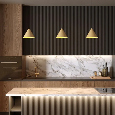 Подвесной светильник Elektrostandard Conus 50316 LED 13W 3000K золотой (220V, на проводе)